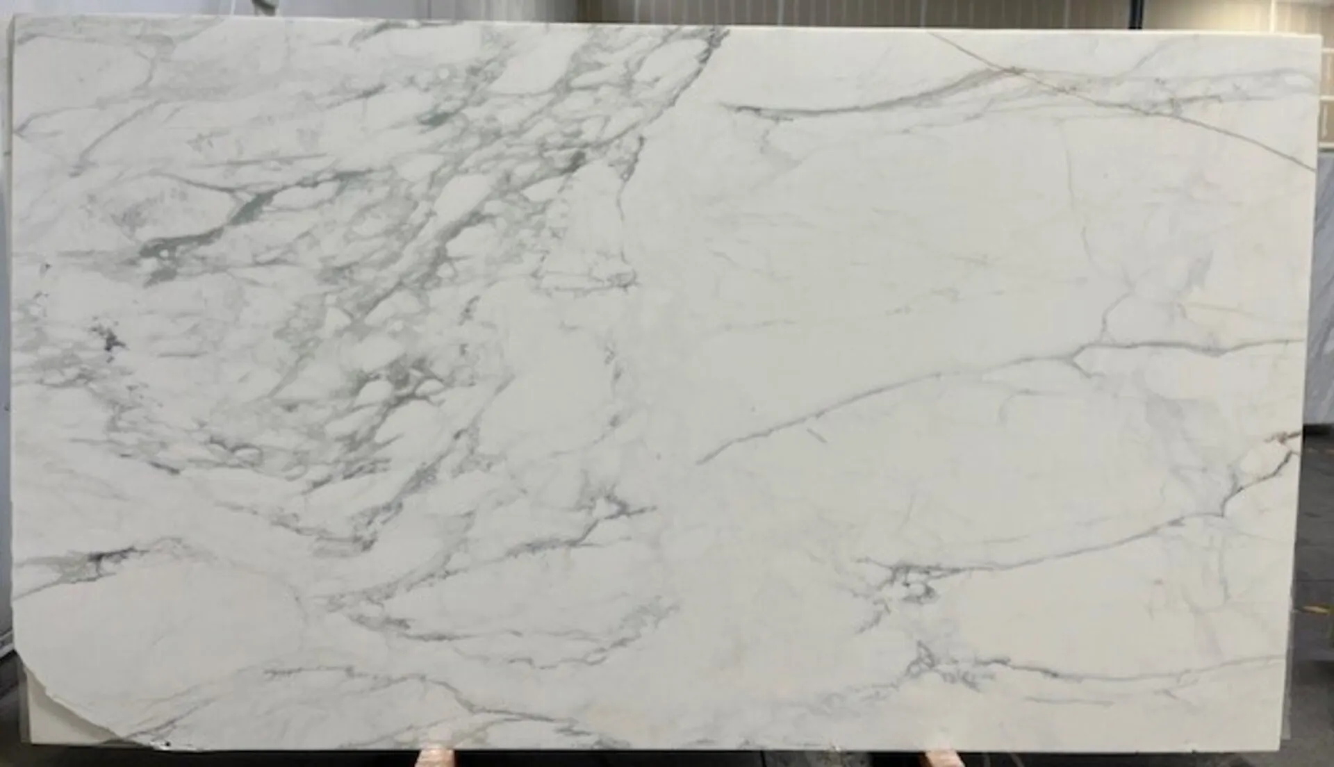Image of Calacatta Caldia White Marble countertop slab