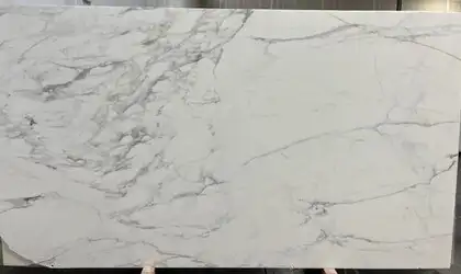 Image of Calacatta Caldia White Marble countertop slab