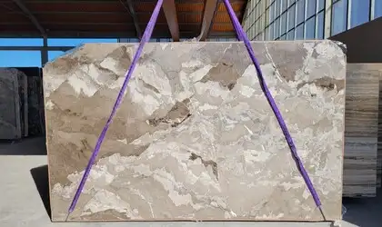 Image of Camouflage Brown Marble countertop slab