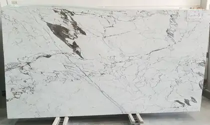 Image of Collina Bianco White Marble countertop slab