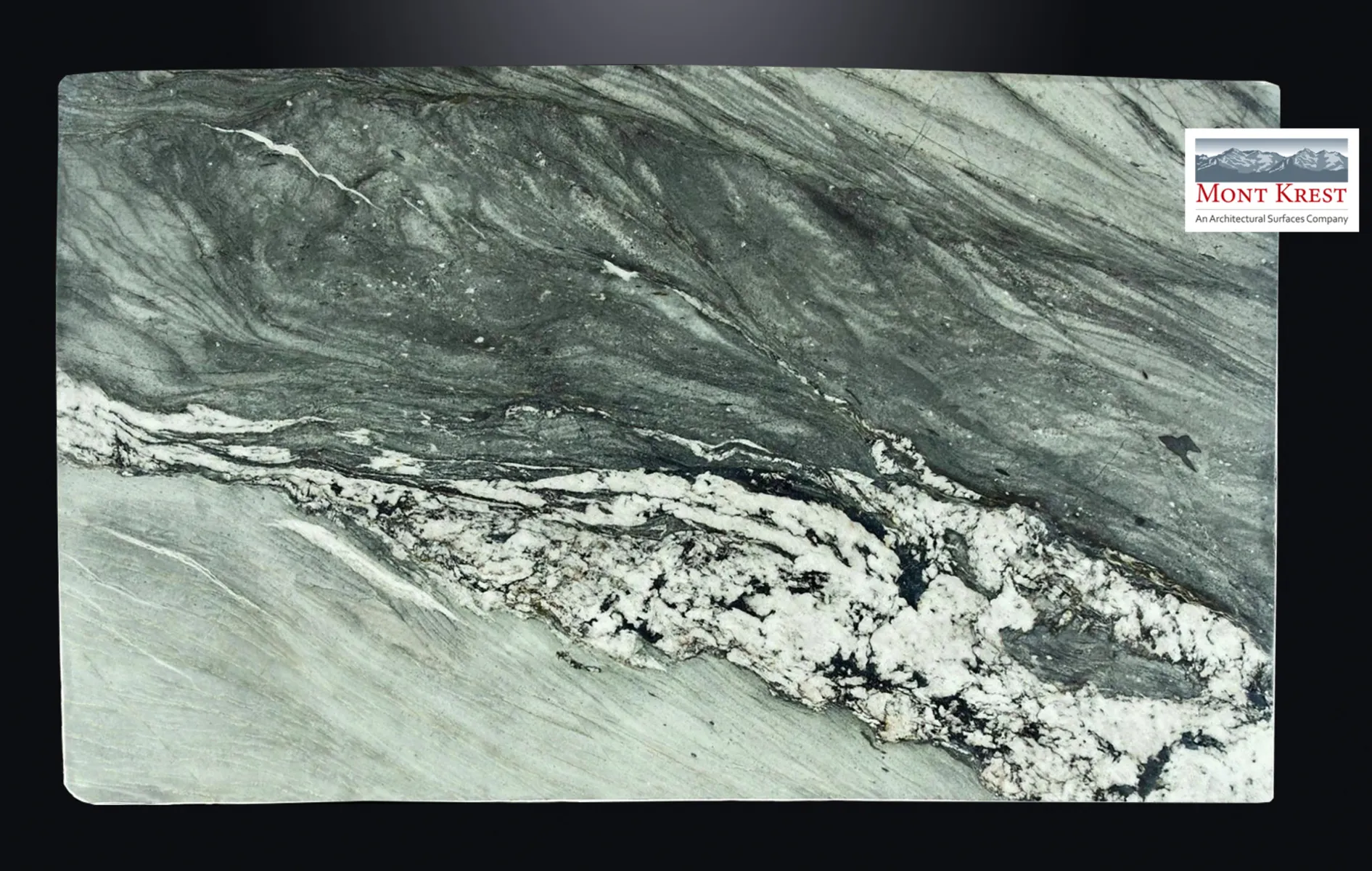 Image of Cristallo Del Mare 1st Choice Grey Quartzite countertop slab