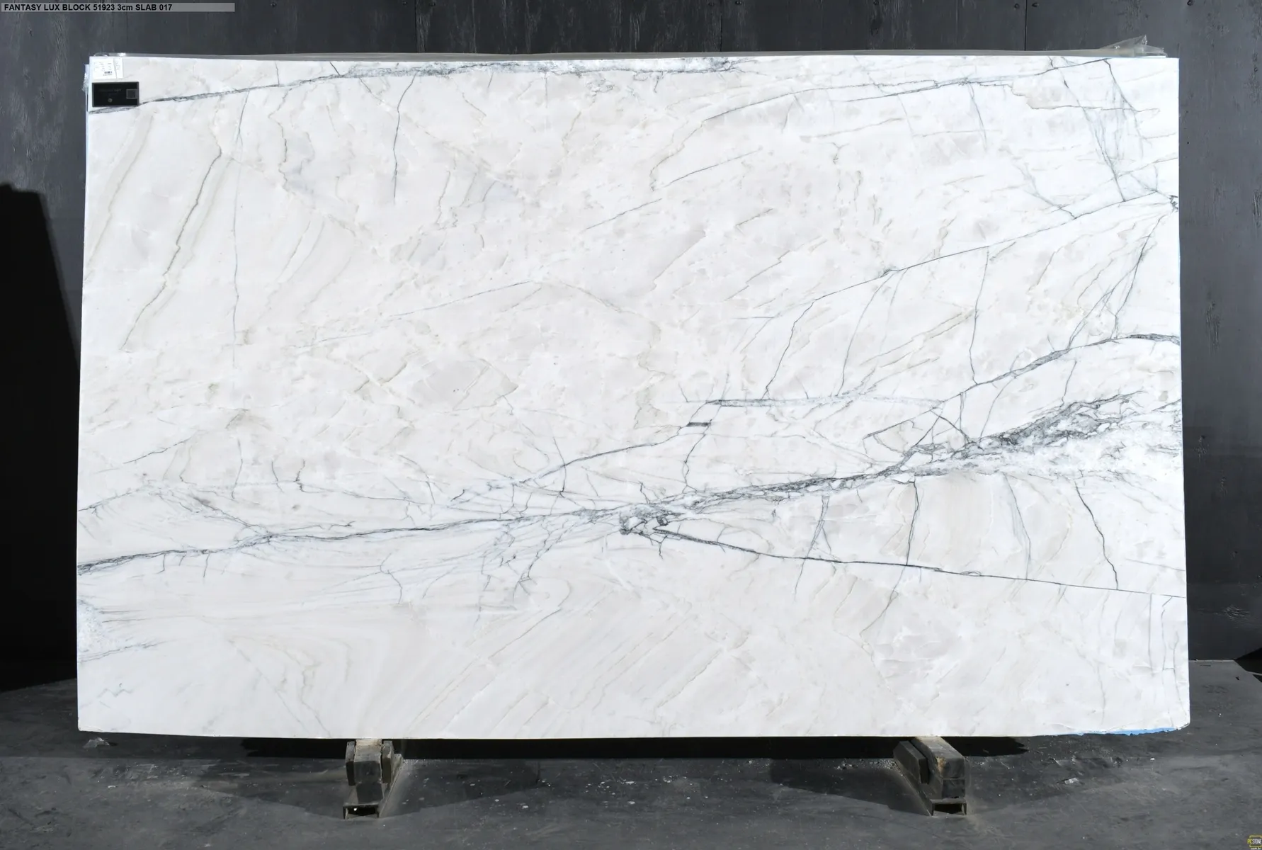 Image of Fantasy Lux Quartzite 1st Choice White Quartzite countertop slab