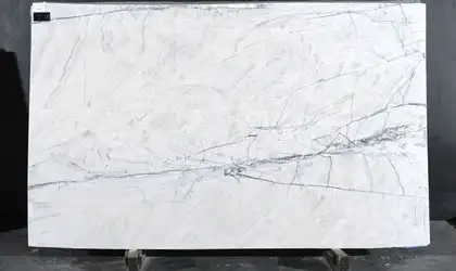 Image of Fantasy Lux Quartzite 1st Choice White Quartzite countertop slab