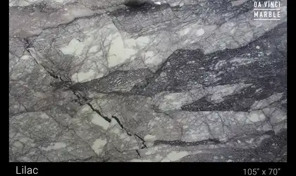 Image of Lilac Supreme Grey Marble countertop slab