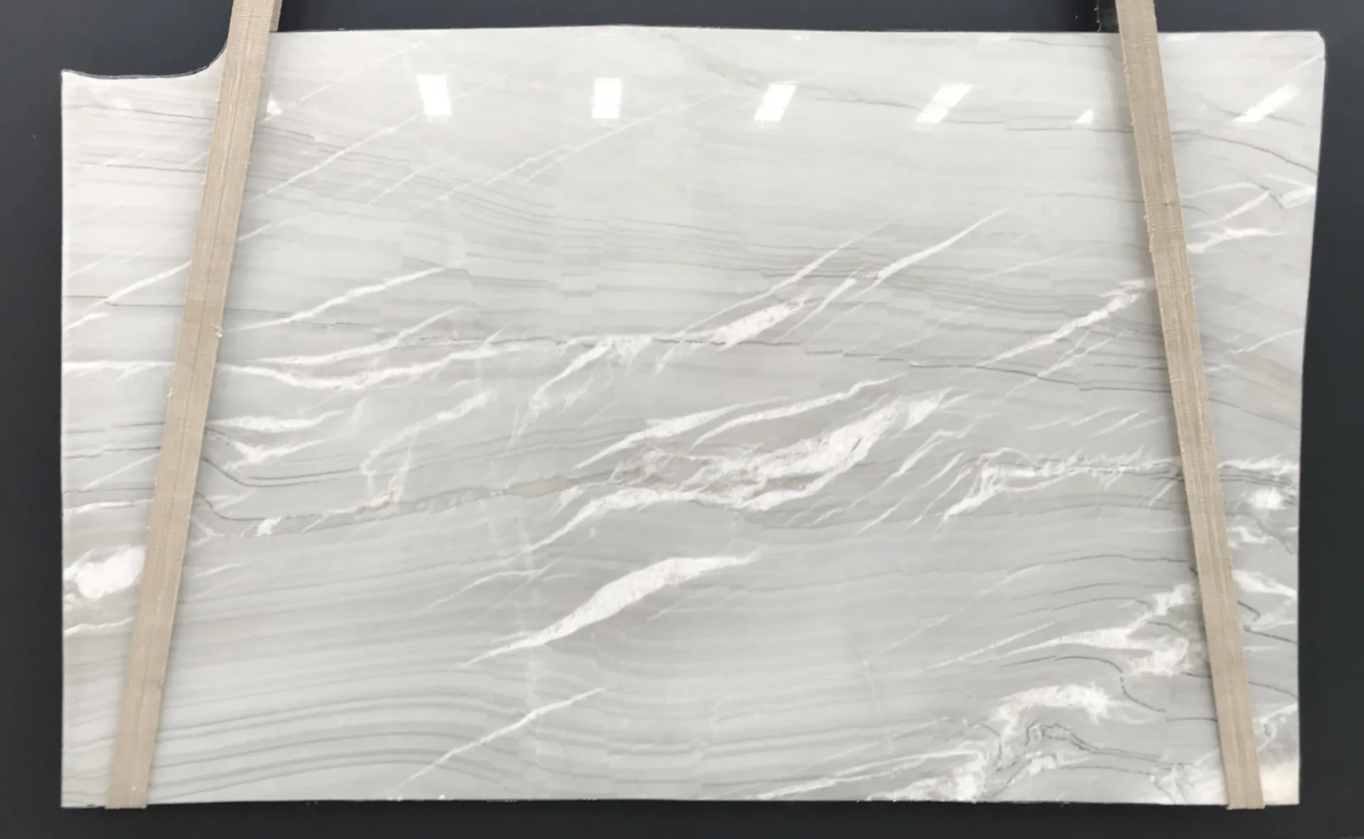 Image of Monaco Quartzite Grey Quartzite countertop slab