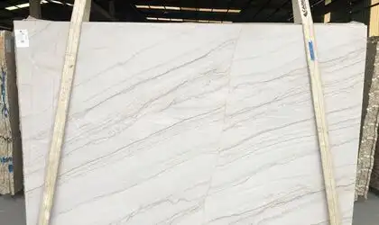 Image of Mykonos Cream Quartzite countertop slab