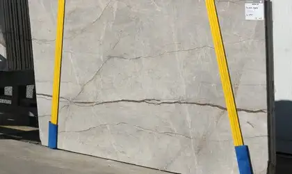 Image of Silver Roots 1st Choice Grey Marble countertop slab