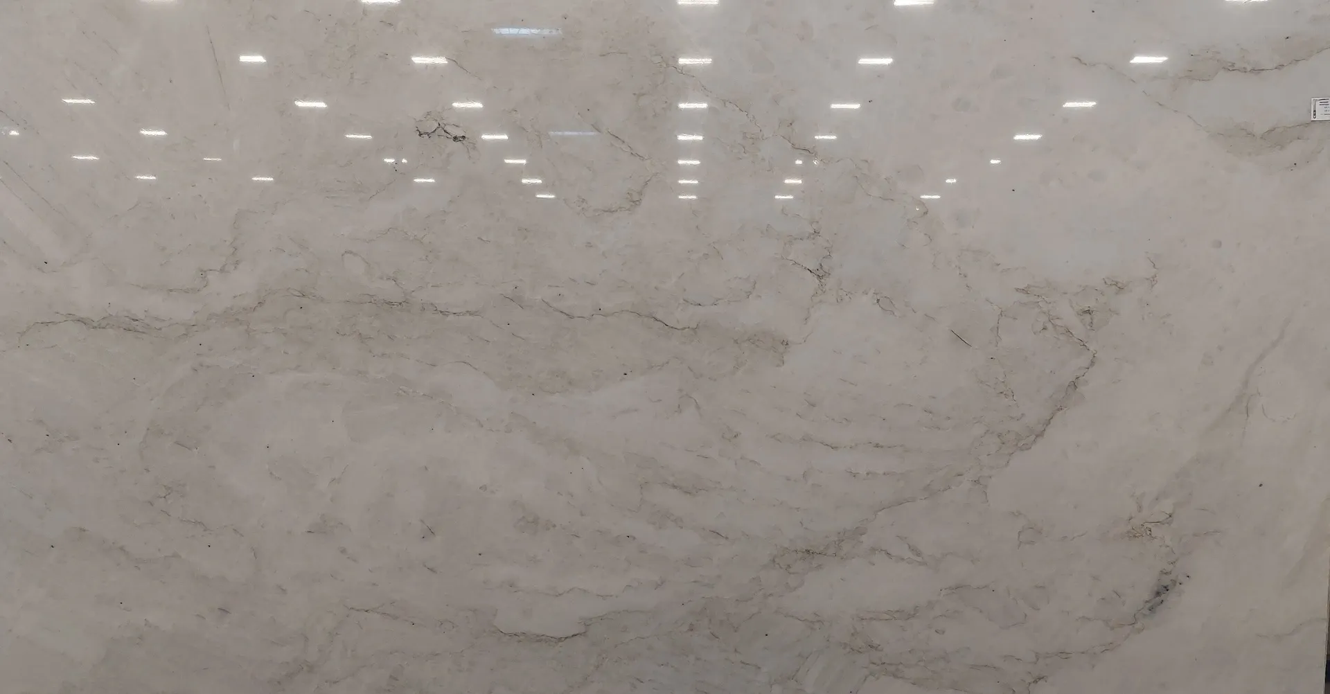 Closeup image of Tahiti 1st Choice Cream Quartzite countertop slab