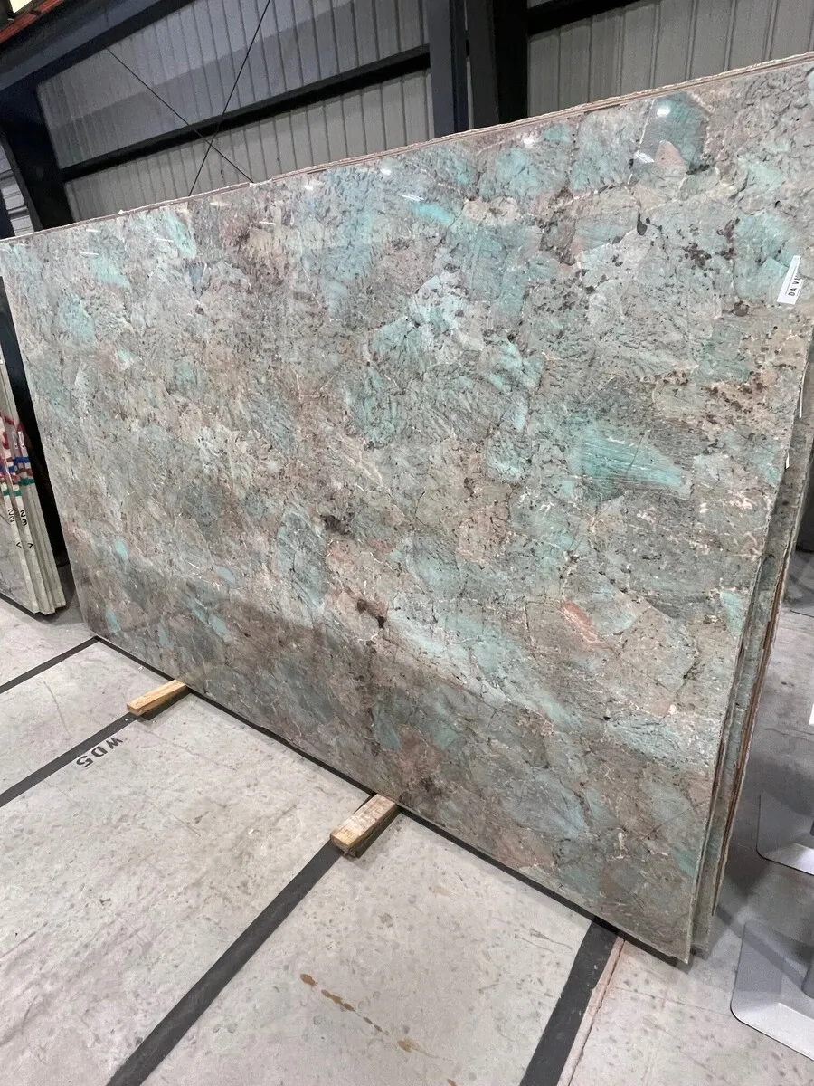Image of Amazonite Green Marble countertop slab