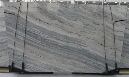 Image of Atmos Blue 1st Choice Grey Quartzite countertop slab
