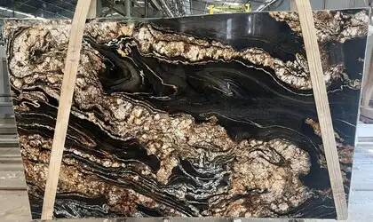 Image of Black Taurus Black Soapstone countertop slab