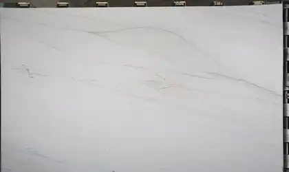 Image of Blossom Mist 1st Choice White Quartzite countertop slab